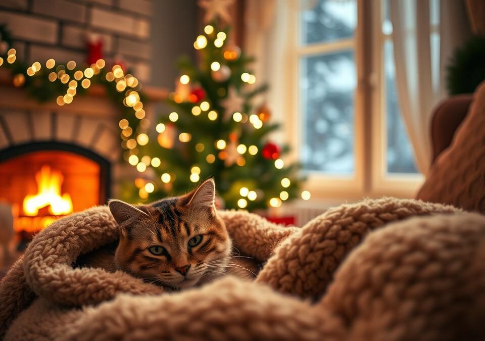 Badnja večer s mačkom – kako stvoriti toplu, intimnu atmosferu?