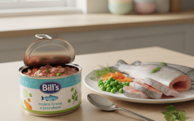Mačji blog 17 Bill’s mokra hrana s pstruhom – sada na akciji!