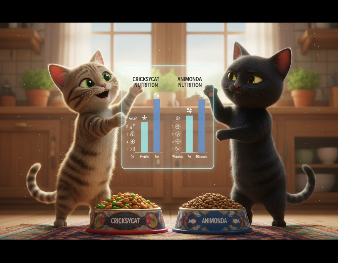 CricksyCat vs Animonda sastojci