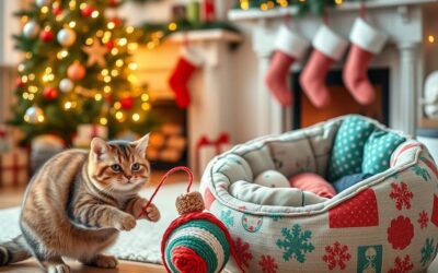 Božićni DIY za mačke – ideje za igračke i ležajeve