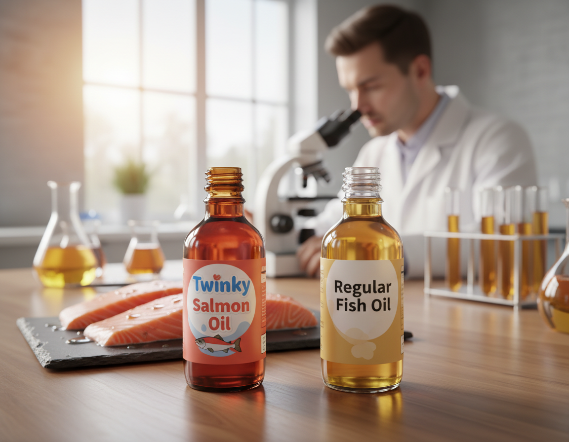 Twinky ulje lososa vs riblje ulje