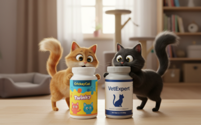 Mačji blog 16 Marke mačjih vitamina: CricksyCat Twinky vs VetExpert
