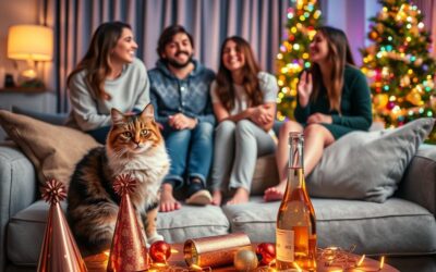 Silvestarske zabave s mačkom – što je u redu, a što nije