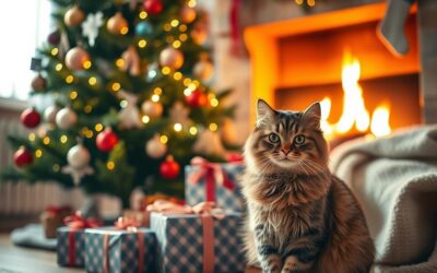 Što NE raditi s mačkom za Božić?