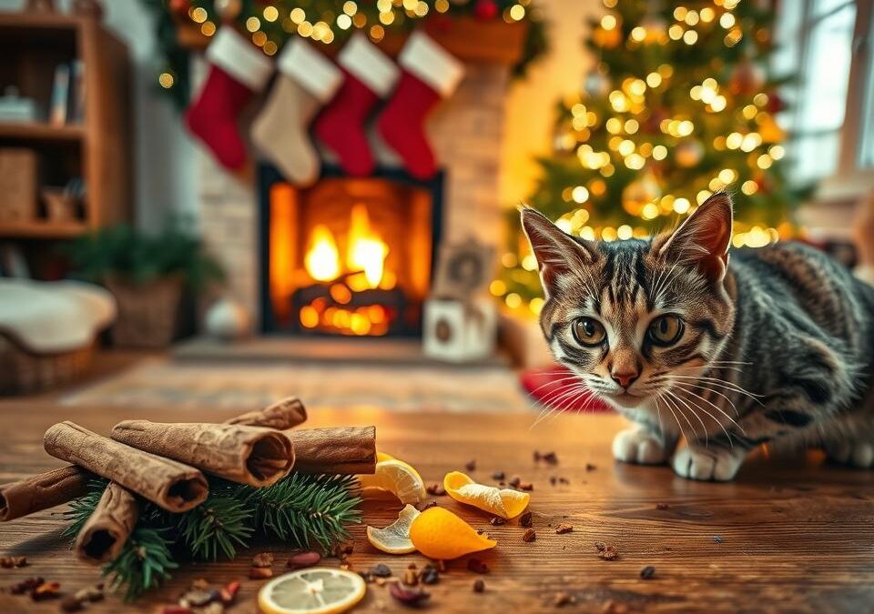 Božićni mirisi koje mačke ne podnose