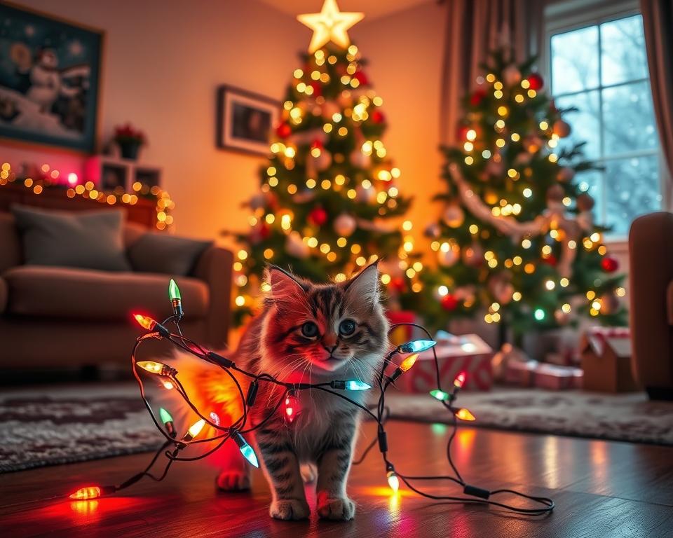 božićne nezgode s mačkom