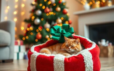 Kako pripremiti božićni ležaj za mačku?