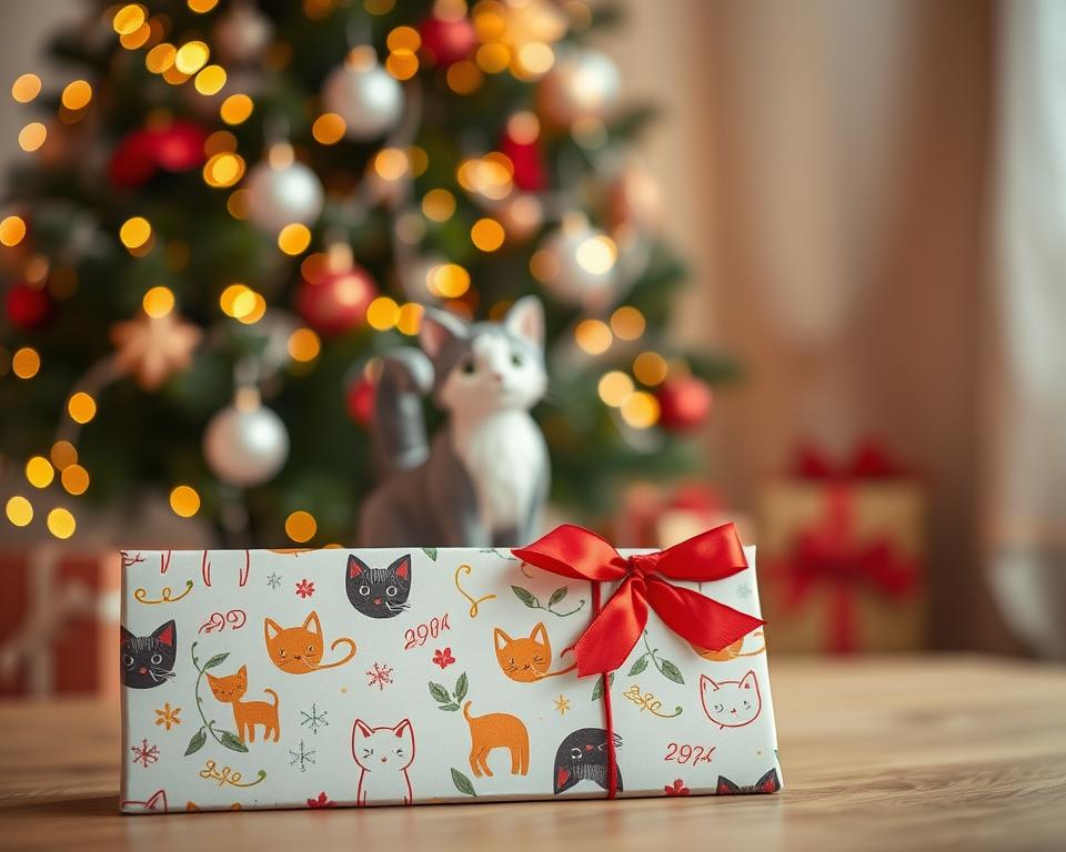 božićni poklon-bon za mačku