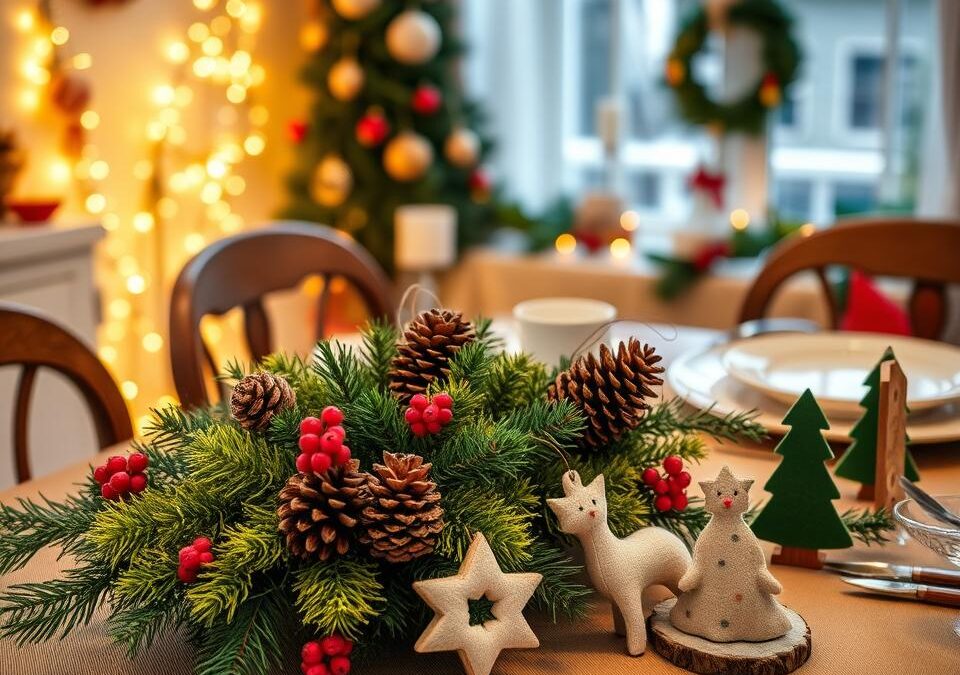 Božićni stolni ukrasi sigurni za mačke
