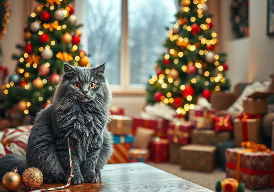Božićni stres kod mačke – kako ga izbjeći?