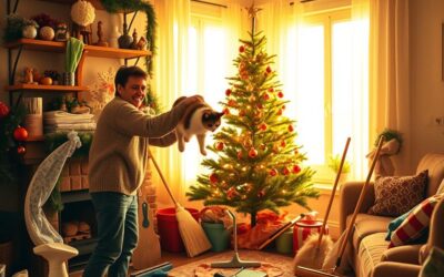 Božićno čišćenje za vlasnike mačaka – kako se pripremiti