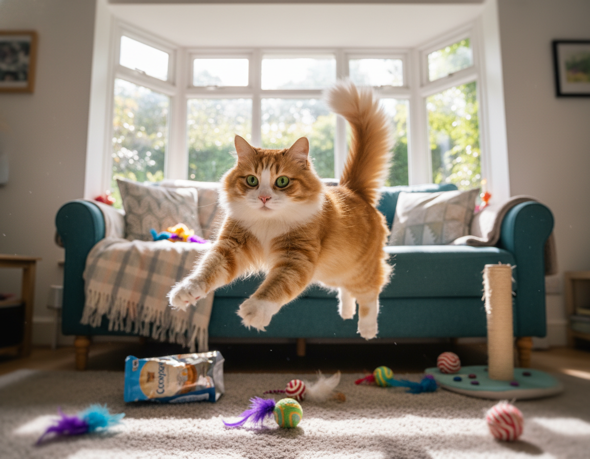 energiziranija maca nakon CricksyCat