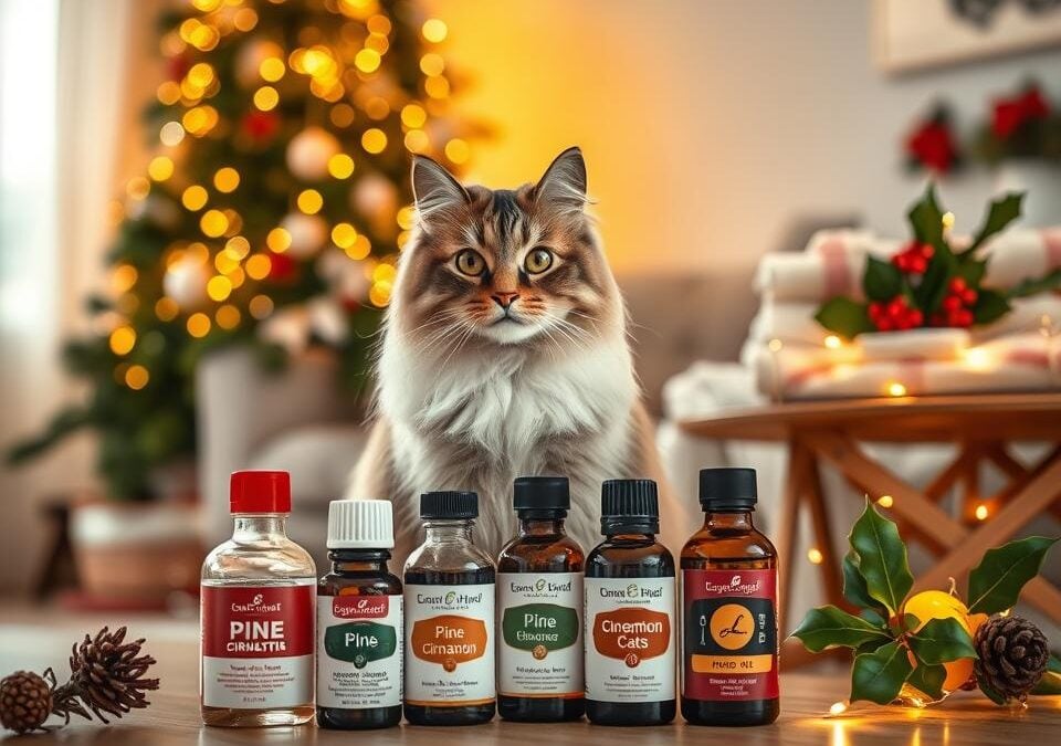 Mačke i božićna eterična ulja – koje je bolje izbjegavati