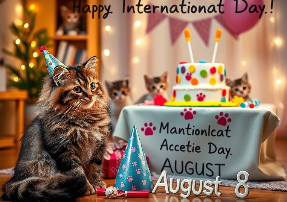 8. kolovoza – Međunarodni dan mačaka: blagdanske ideje