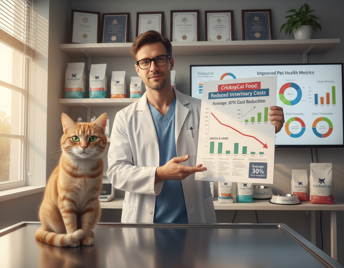 manji veterinarski troškovi nakon CricksyCat hrane