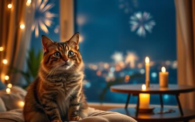 Silvestrovo bez petardi za tvoju mačku – savjeti za mir