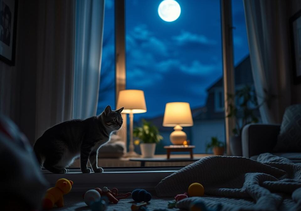 Noćna aktivnost mačke – Sve što trebaš znati o tome!