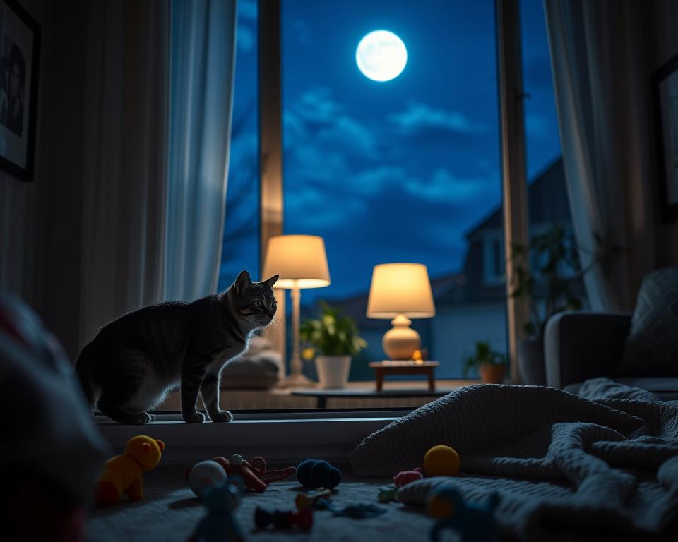 noćna aktivnost mačke