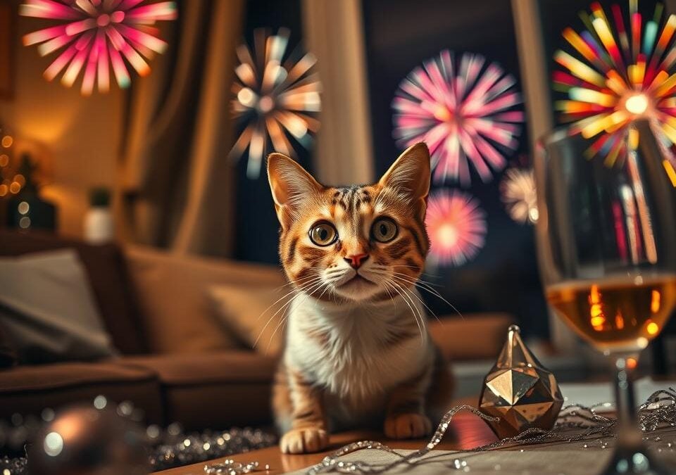 Silvestarske opasnosti za mačke – skriveni problemi