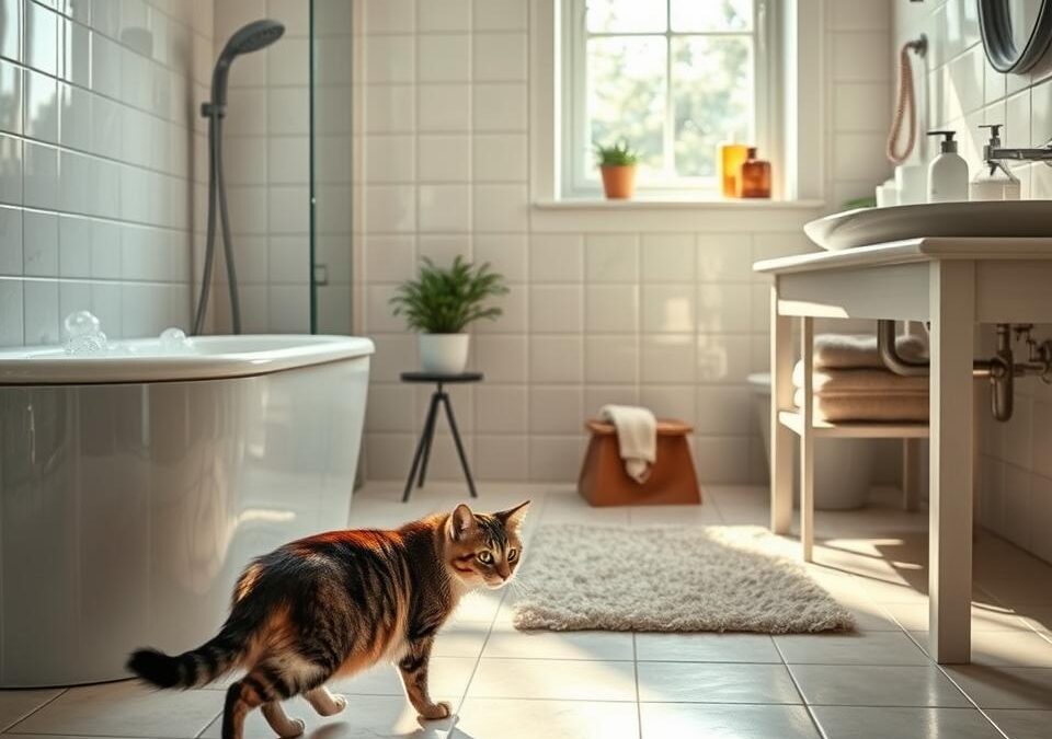 Opasnosti u kupaonici za mačke – Sve što trebaš znati o tome!