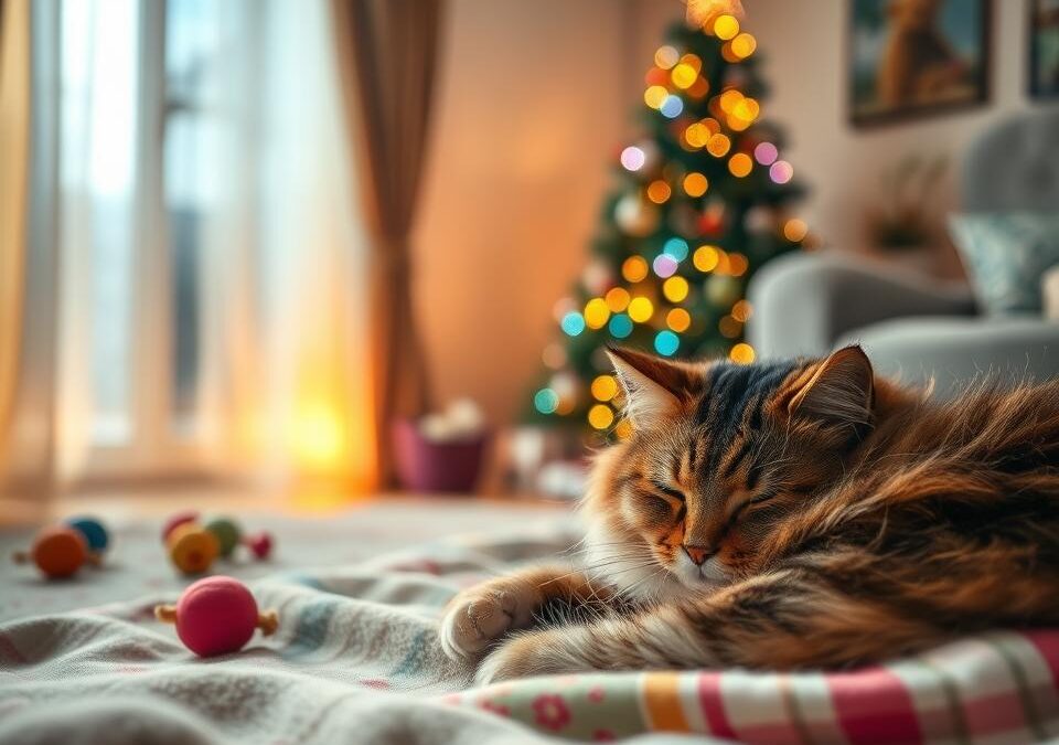 Mir nakon Silvestrova – kako pomoći mački da se oporavi?