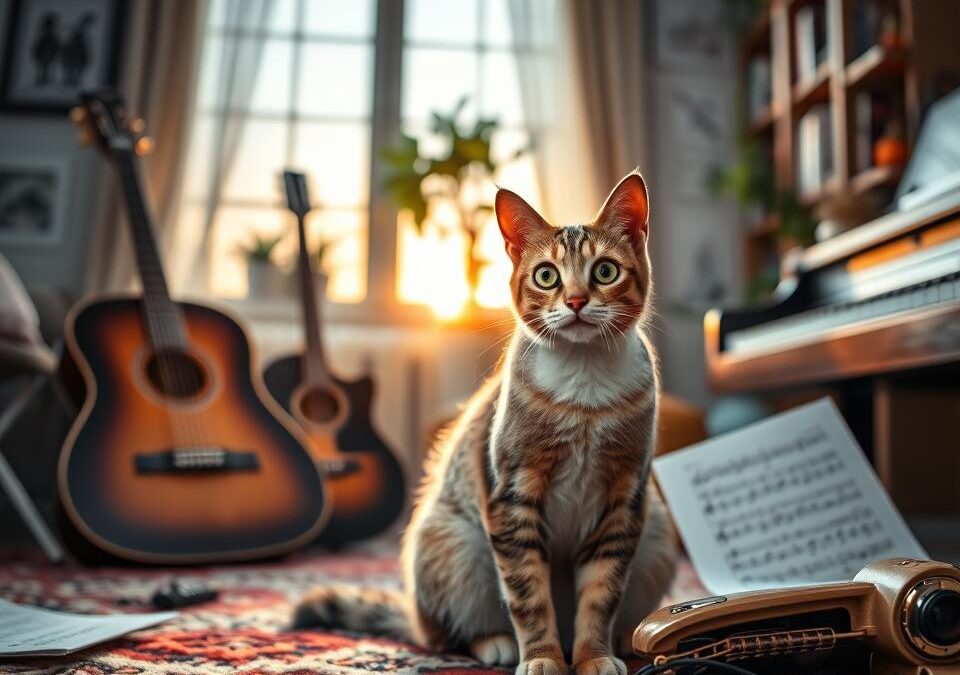 Glazbena osjetljivost mačke – Sve što trebaš znati o tome!