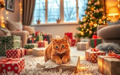 Mačke i raspakiravanje božićnih poklona – radost ili opasnost?