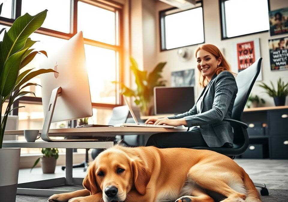 Povećanje produktivnosti na poslu uz psa – Sve što trebaš znati o tome!