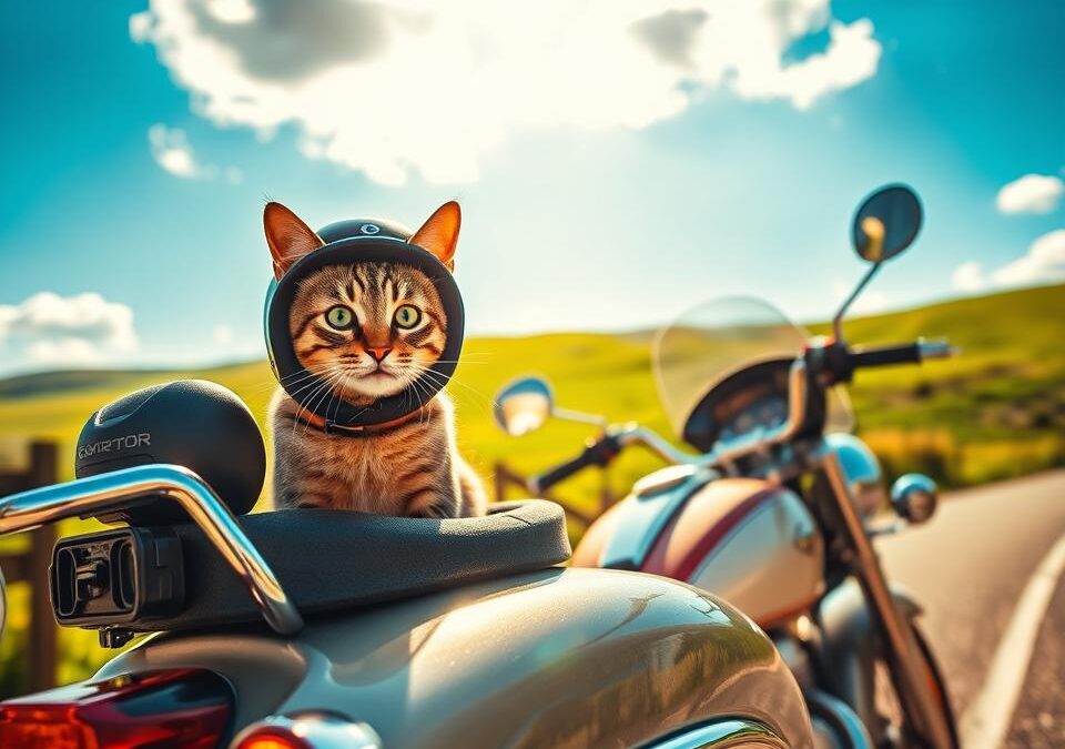Prijevoz mačke motociklom – Sve što trebaš znati o tome!