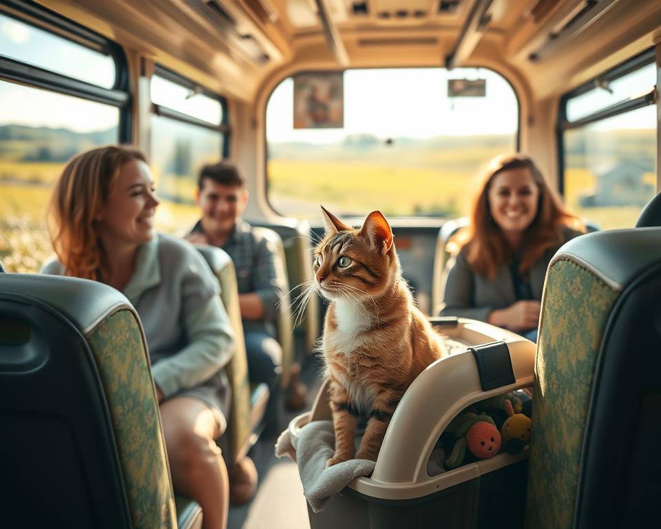 putovanje s mačkom autobusom