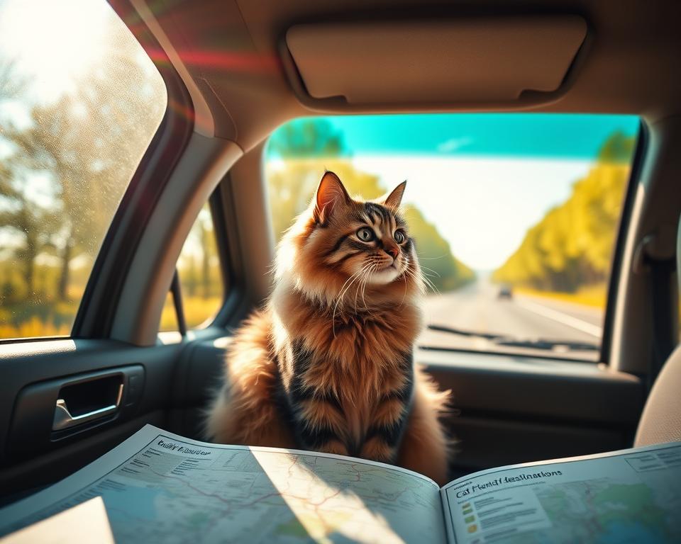 putovanje s mačkom automobilom