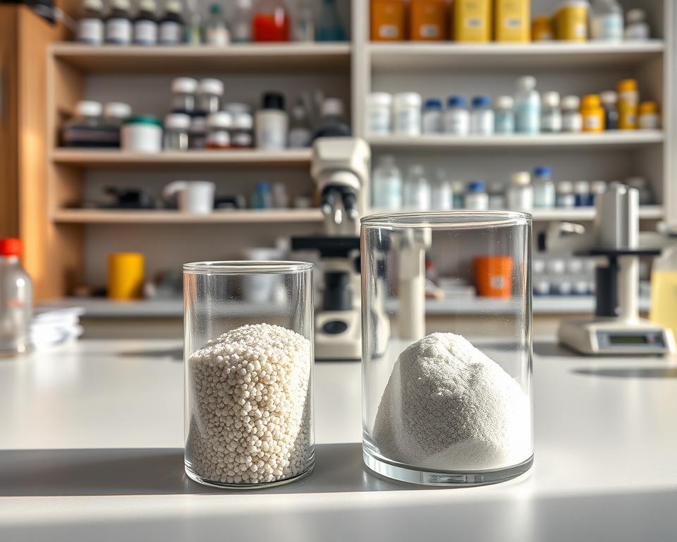 razlika između juliet i ted sastav i veličina granula