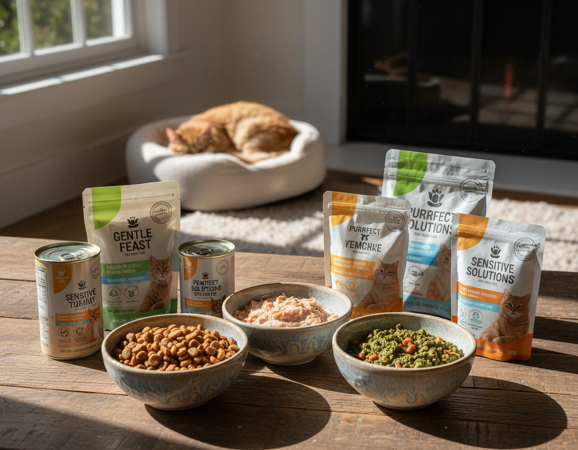 recenzije hrane za mace s osjetljivim crijevima