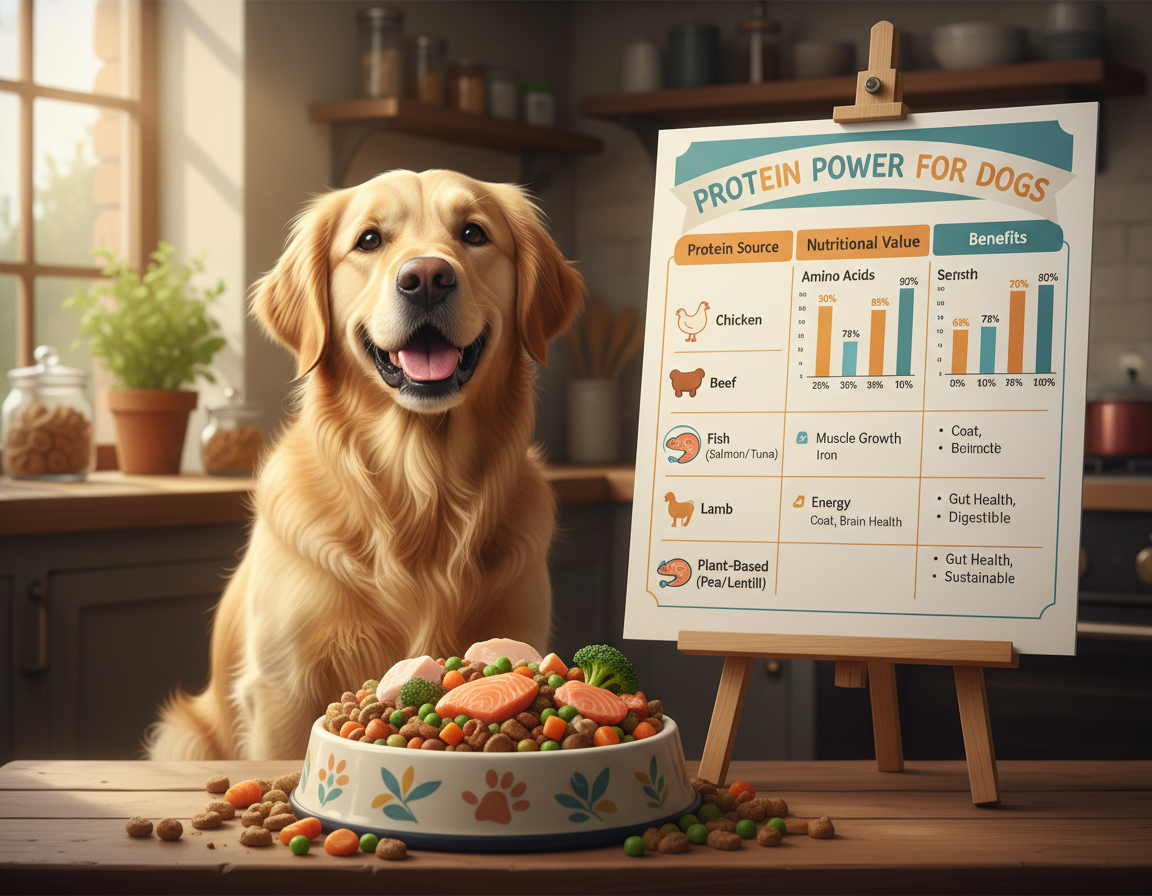 sadržaj proteina u hrani za pse