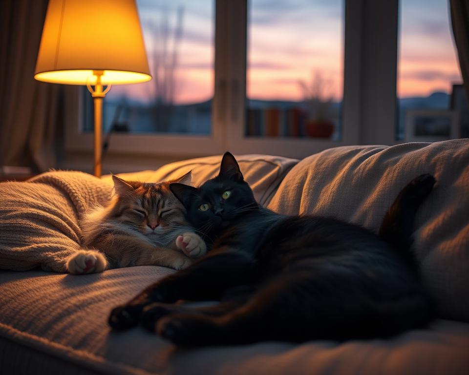 smanjenje večernje potrebe za kretanjem kod mačaka