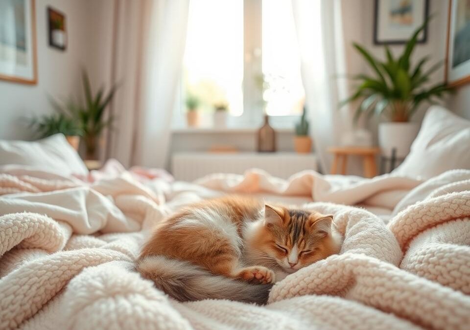 Stvaranje mirnog okruženja za spavanje mačke – Sve što trebaš znati o tome!