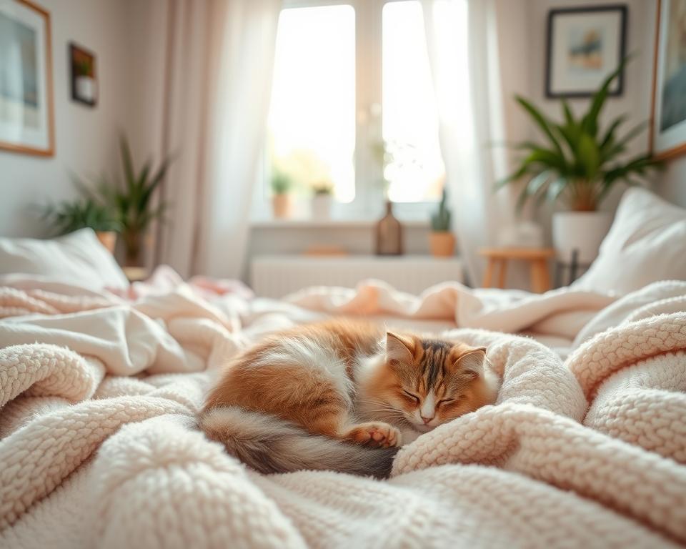 stvaranje mirnog okruženja za spavanje mačke