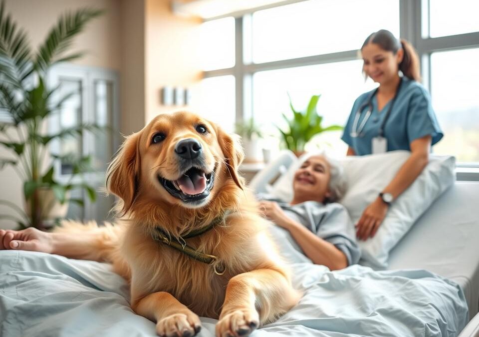 Terapeutski posjeti pasa bolnicama – Sve što trebaš znati o tome!