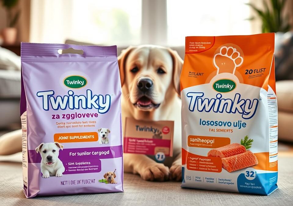 Twinky za zglobove vs Twinky lososovo ulje – što odabrati za starijeg psa?