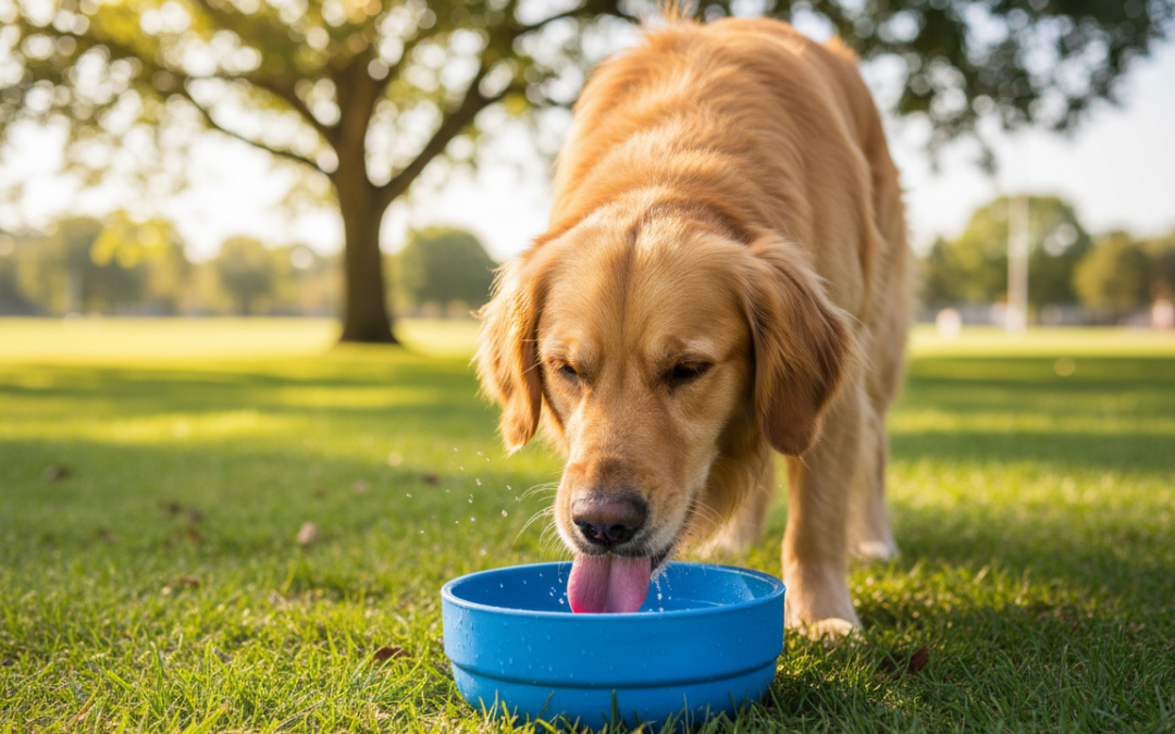 Vrijeme za vodu! Kako osigurati dnevne potrebe psa za tekućinom?