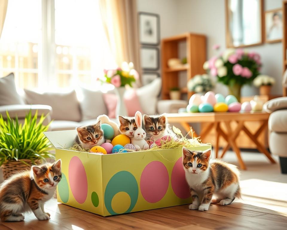 uskrsno iznenađenje za mačku