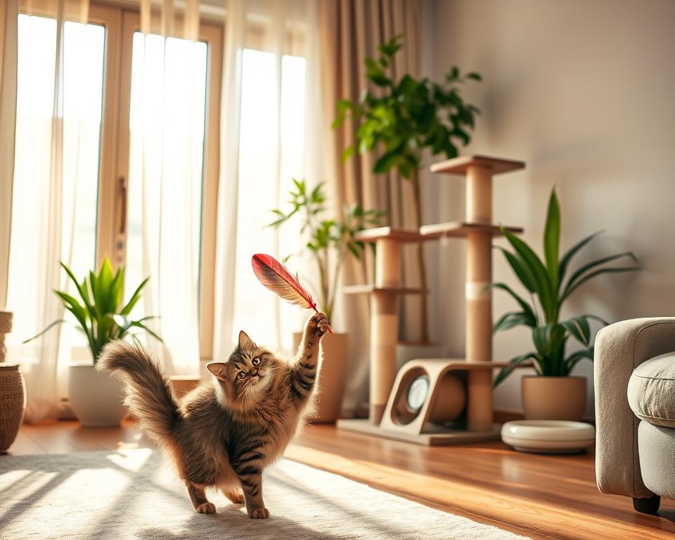 uspostavljanje rutine kretanja za mačku