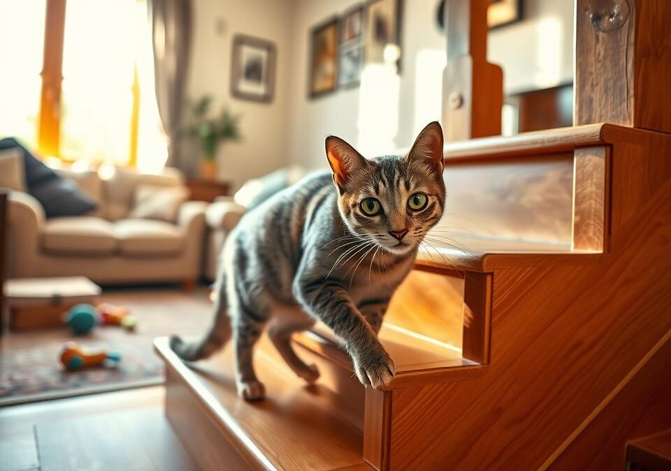 Utjecaj penjanja stepenicama na mačku – Sve što trebaš znati o tome!