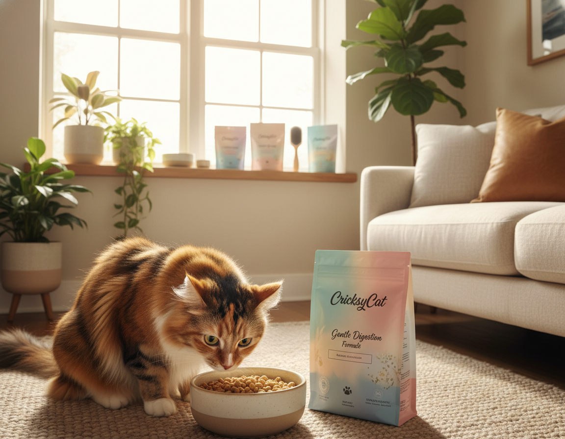 uvođenje CricksyCat proizvoda za osjetljive mace