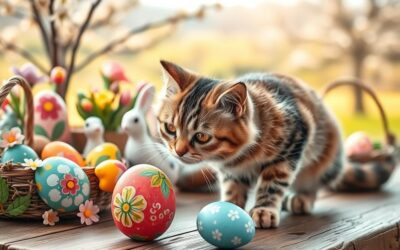 Uskrsni ukrasi i mačke – što nikada ne koristiti