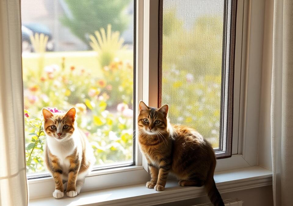 Zaštitne mreže za prozore za mačke – Sve što trebaš znati o tome!