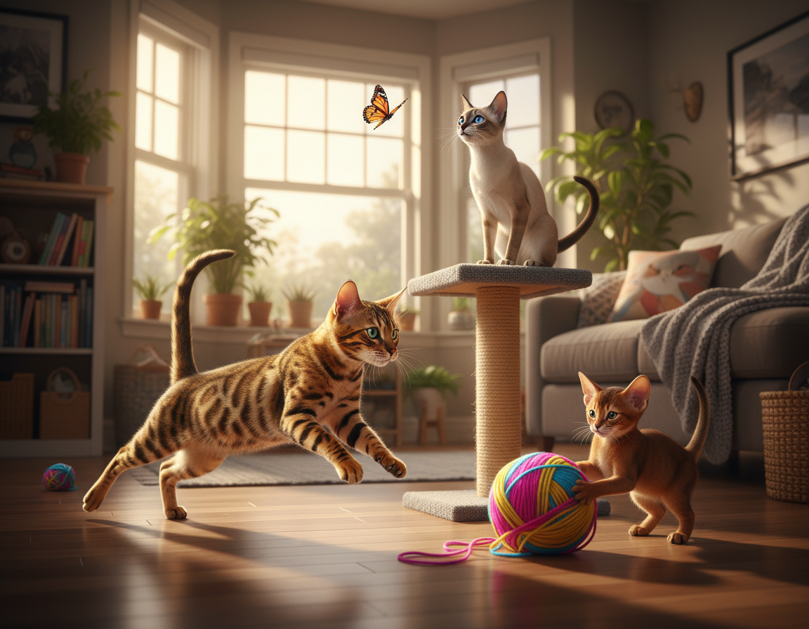 aktivne pasmine mačaka