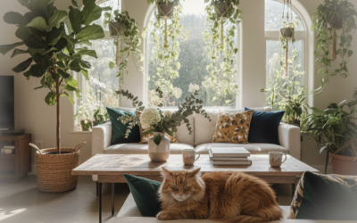 Mačji blog 16 Biljke i dizajn interijera u domu s mačkom – Sve što trebaš znati o tome!