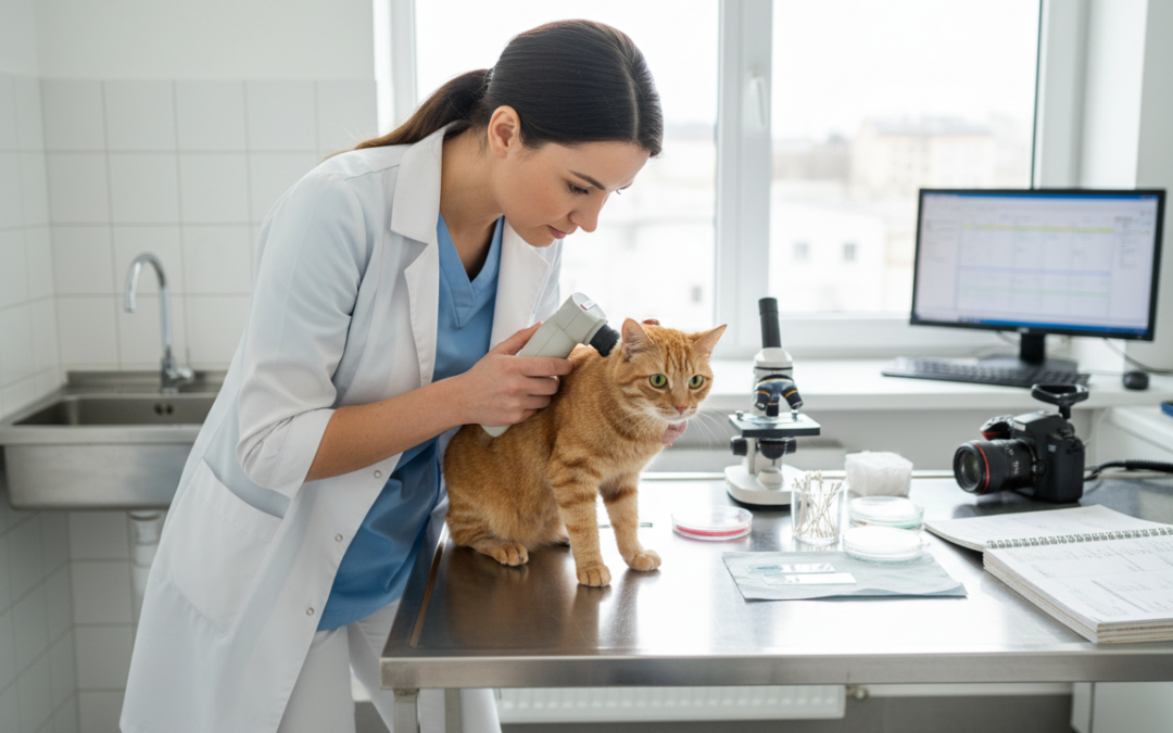 Dermatološki pregled mačke – Sve što trebaš znati o tome!