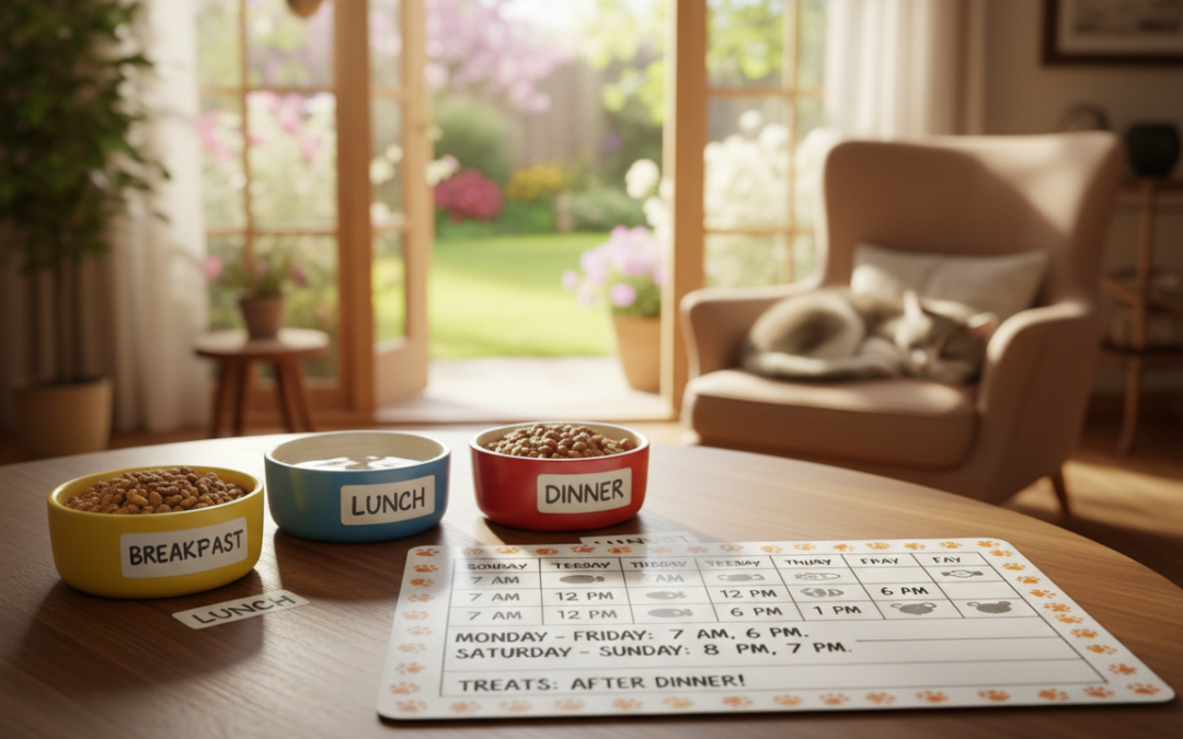 Dnevni raspored hranjenja mačke – Sve što trebaš znati o tome!